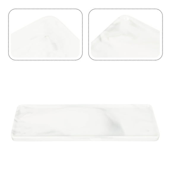 Worgeous  Marble Tray Trays Stone Storage Vintage Home Decor Mother Grey