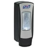 PURELL ADX-12 Dispenser, 1,200 mL, 4.5 x 4 x 11.25, Chrome/Black -GOJ882806