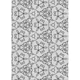 thumbnail image 1 of Ahgly Company Machine Washable Indoor Rectangle Transitional White Smoke Area Rugs, 2' x 3', 1 of 7
