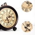thumbnail image 3 of TIMESS Relojes Despertadores Analógicos Vintage de Cuarzo, Apagado de Campanilla, 3 of 8