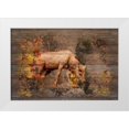 thumbnail image 1 of Murdock, Ramona 24x17 White Modern Wood Framed Museum Art Print Titled - Deer in Paradise, 1 of 4