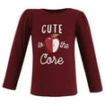thumbnail image 6 of Hudson Baby Infant and Toddler Girl Long Sleeve T-Shirts, Fall Pumpkin Spice, 5 Toddler, 6 of 7