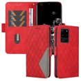 thumbnail image 1 of Compatible with Samsung Galaxy S20 Ultra 5G PU Leather Wallet Case with Card Holder Magnetic Closure Cover, 1 of 5