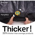 thumbnail image 4 of Black tablecloth, 137*274cm tablecloth, rectangular tablecloth, plastic tablecloth, waterproof tablecloth, tablecloth, plastic tablecloth, black and gold party decorations (Pack of 1), 4 of 5