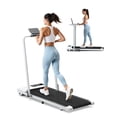 thumbnail image 3 of Walking Pad Treadmill with Incline and Handle Bar, 3.0 HP Foldable Treadmills 300LBS Capacity Folding Walking Pad 3 in 1 Under Desk Treadmill Remote Control with APP, 3 of 11