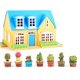 thumbnail image 3 of Plantas Suculentas En Miniatura Decoración De Casa De Muñecas Mini Planta Conjunto De Plantas 7 PC Cesta De Alambre De Arcilla De Jardín De Hadas, 3 of 7