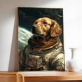 thumbnail image 4 of Hudo Golden Retriever Space Poster, Dog Wall Art, Golden Retriever Space Canvas Wall Art - Apartment Decor - Dog Wall Art, 4 of 5