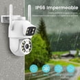 thumbnail image 3 of Q29 Cámara de Seguridad Exterior, 2MP Cámara WiFi de Doble Lente, Tris Home/ICSee App, IP66 Impermeabile, con Audio Bidireccional, Detección de Movimiento, Visión Nocturna, Compatible Alexa,2MP 2MP, 3 of 9