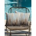 thumbnail image 4 of Outdoor Pillows Waterproof, Abstract Brown Bedding Throw Pillows with Insert for Couch Sofa Bed, Modern Gradient Minimalist Mottled Art 16x16 Inch Pillowcases Decorative Camping Patio Pillow Set of 2, 4 of 8