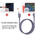 thumbnail image 3 of 5A Charging Cable Mobile Phone USB Elbow Data Transmission Cable Phone Elbow Charging Cord 1.5m Type-c, 3 of 9