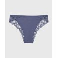 thumbnail image 4 of Cheeky Panty With Lace Trim in Vintage Indigo, 4 of 5