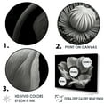 thumbnail image 3 of Designart "Monochrome Misty Poppies" Poppies Wall Decor, 3 of 7