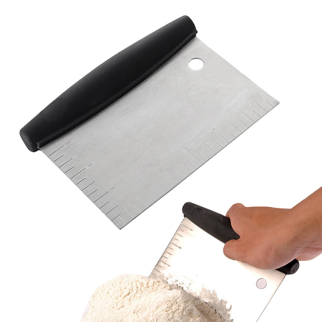 Plastic Pizza Dough Spatula Scraper Cutter Flour Pastry Kitchen Cake Baking Tool