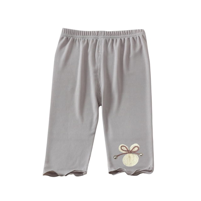 Odeerbi 6M-6Y Niños Niñas Mallas Elásticas de Modal Pantalones Capris Ropa Exterior de Verano Pantys Elásticos Recortados