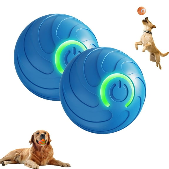Dura Spin Ball for Large Dogs, Duraspin Dog Ball, Alizure Dog Balls, Interactive Automatic Rolling with Lights, Dogballs That Moves on Its Own