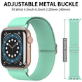 thumbnail image 2 of CAVN 2 Pack Nylon Bands Compatible with Apple Watch 38/40/41mm Adjustable Strap Replacement Wristband Women Men, 2 of 8