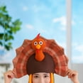 thumbnail image 6 of Animal Turkey Hat Cartoon Chicken Hats for Night Event Carnival Thanksgiving, 6 of 9