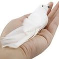 thumbnail image 5 of Gaiwos 12 PCS Artificial White Doves 3 inches, Artificial White Birds with Real Feathers and Metal Clip, for Christmas Tree Ornaments Home Wedding Decoration Arts and Crafts, 5 of 6