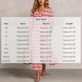 thumbnail image 3 of Ayolanni 3/4 Sleeve Dresses for Women 2026 Striped Side Slit Button Down V-Neck Maxi A-Line Dress Party Vacation Casual Sundress with Pockets Pink L, 3 of 7