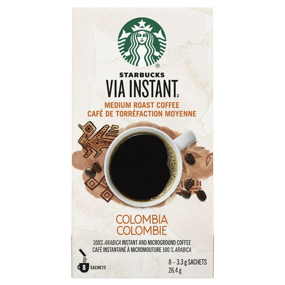 STARBUCKS VIA INSTANT Colombia Medium Roast Coffee