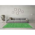 thumbnail image 3 of Ahgly Company Indoor Rectangle Abstract Emerald Green Modern Area Rugs, 5' x 7', 3 of 4