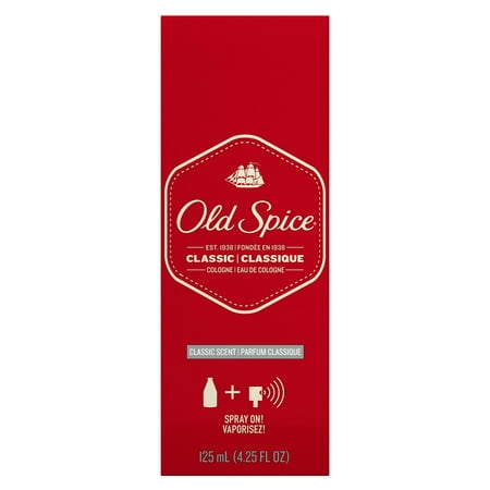 Old Spice Classic Scent Men's Cologne Spray 4.25 Fl (Top 10 Best Mens Cologne)