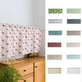 thumbnail image 2 of Printed Short Curtain Window Dressing Rod Pocket Kitchen Cabinent Door Decorative Valance Half Panels, 2 of 7