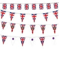 thumbnail image 2 of 2022 Queen Elizabeth II Platinums Jubilee String Flag Triangle Square Her Majesty The Queen 70th Union Jack Flags, 2 of 6
