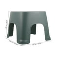 thumbnail image 2 of CRAFTHROU Small Stools To Sit On Green Plastic Kids Bathroom Stool With Anti Slip Mat For Bathroom 1Set, 2 of 6