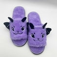 thumbnail image 5 of NOKIO Soft Cotton Bedroom Slippers For Women Unisex Slippers Cute Cartoon Bat Plush Slippers Halloween Party Indoor And Outdoor Women'S Embroidered House Shoes Cute Bunny Rabbit Women'S Slippers, 5 of 7