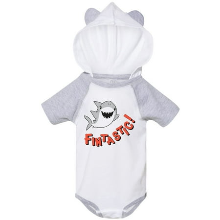 

Inktastic Fintastic! cute shark Gift Baby Boy or Baby Girl Bodysuit