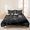 Black, variant on 3 Pieces Twin XL Quilt Set,Halloween White Cobweb Geometric Line Soft Bedding Sets with 1 Quilt & 2 Pillow Shams,Abstract Purple Summer Bedspread Lightweight Coverlet Comforter for All Season