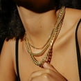 thumbnail image 4 of Tilga Stainless Steel Mens Cuban Link Chain, Black/ 18K Gold Plated Miami Cuban Chain Necklace, 5mm/7mm/9mm/12mm/14mm Width, No Tarnish& Durable Hip Hop Mens Jewelry, 18"-30", Send Gift Box, 4 of 5