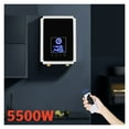 thumbnail image 2 of Electric Household Instant Tankless Water Heater For Bathroom Shower With Touchscreen & Remote Control ,Compact Design, 2 of 7