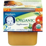 Gerber Gbr Organic 2nd Food Applesauce 7.0z