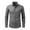 G-Dark Gray, variant on Men's Long Sleeve Button Down Shirts Lightweight Business Casual Tops Dressy Solid Work Tshirts with Pocket Coffee XXXL