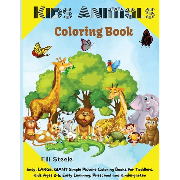 Kids Animals Coloring Book