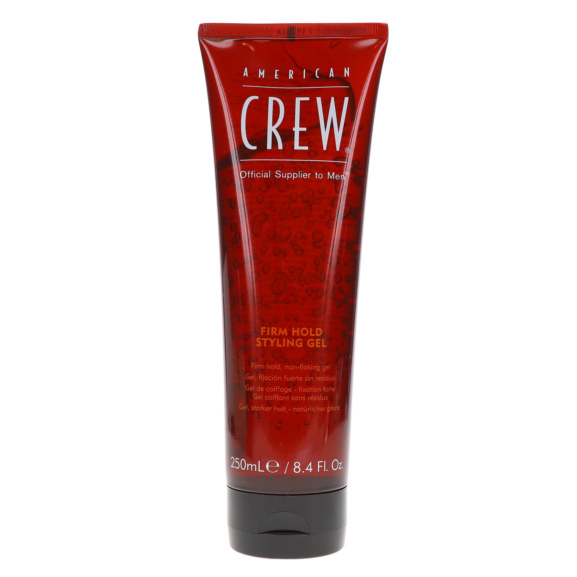 American Crew Official Supplier to Men Nourishing Dandruff Relief Thickening Firm Hold Squeeze Hair Styling Gel, 8.4 fl oz
