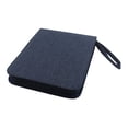 thumbnail image 4 of Estuche para pluma estilográfica, bolsa de lona de gran capacidad, portátil, multifuncional, a prueba de polvo, para colección, soporte de exhibición Cuadrícula azul 24, 4 of 9