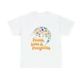 thumbnail image 2 of Love Pangolins 60s 70s Peace, Love & Pangolins T-Shirt, 2 of 2
