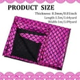 thumbnail image 2 of Sparkly Hologram Spandex Mermaid Printed Fish Scale Fabric Stretch Fabric Magenta 100x150x0.03cm, 2 of 9