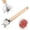 Khaki, variant on Meat Chopper,6 Blades Ground Beef Smasher,Heat Resistant Hamburger Smasher Tool,Potato Masher Utensil,Ground Meat Chopper,Meat Separator Tool for Hamburger,Non Stick Mix Chopper,Meat Shredder,1 Pack