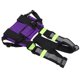 thumbnail image 4 of Bolsa de pecho impermeable de nailon multifuncional, chaleco reflectante de seguridad para herramientas para exteriores (verde fluorescente púrpura), 4 of 10