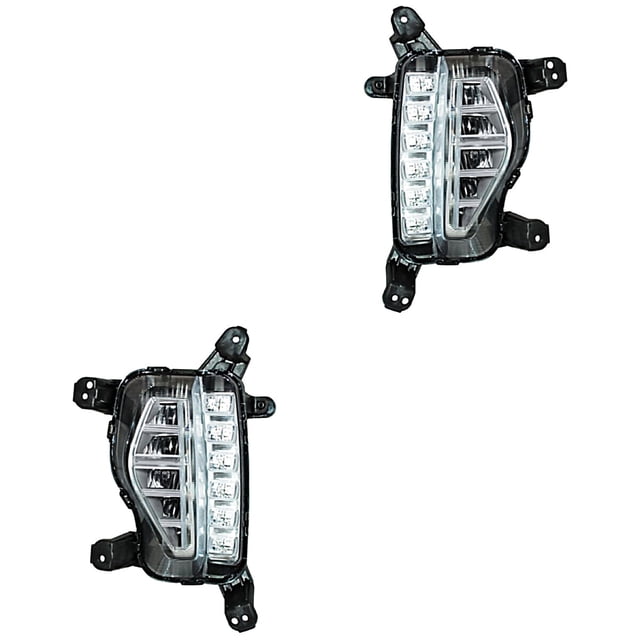 2 Faros Niebla Santa Fe 2017 Hyundai TYC .