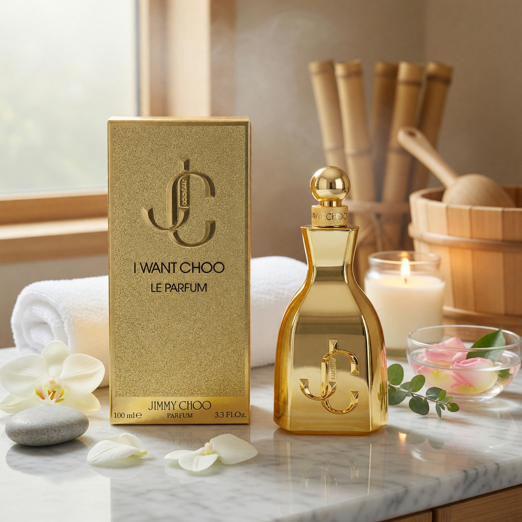 I Want Choo Le Parfum by JIMMY CHOO 3 Pcs Gift Set ( 3.4oz EDP