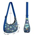 thumbnail image 4 of Women’s Tropical Fish Shoulder Bag – Artistic Marine Life Print, Water-Resistant Lightweight Crossbody Purse Featuring Beach Coral and Nautical Ocean Theme, Spacious Durable Travel Tote, 4 of 5