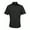 Black, variant on Premier Mens Supreme Poplin Short-Sleeved Shirt