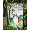 thumbnail image 3 of Carolines Treasures CK2558GF Under the Tree Sheltie Garden Size Flag, 3 of 3