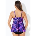 thumbnail image 2 of Swimsuits for All Women's Bra Sized Sweetheart Underwire Tankini Top, 2 of 3