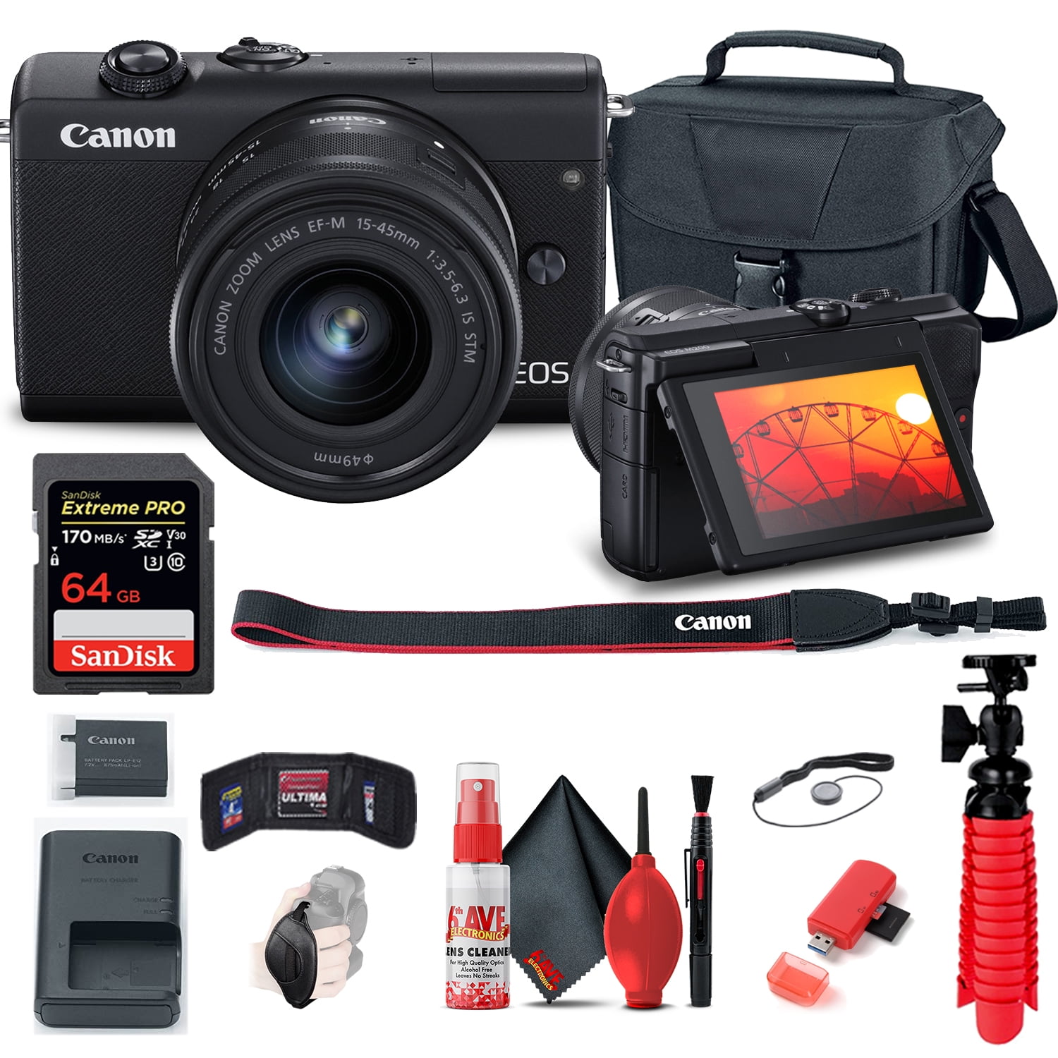 デジタルカメラ EOS M200 MC 3699C021 Amazon Canada: Canon EOS M200 Mirrorless Digital Camera with